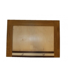 Nástěnný dubový rámeček s dekoračním páskem