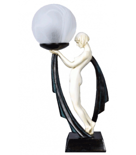 Figurální lampička ve stylu secese 