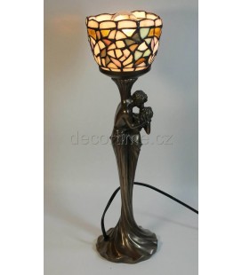 Lampička - milenci pod lampou ve stylu Tiffany