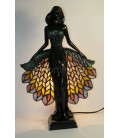 Figurální lampička - tanečnice s osvětlenou sukní